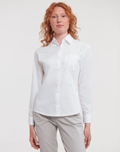 Load image into Gallery viewer, Ladies&#39; L/Sleeve Poplin Shirt
