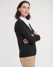Load image into Gallery viewer, Ladies&#39; V-Neck Knitted Cardigan
