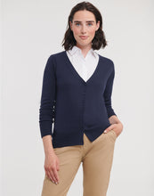 Load image into Gallery viewer, Ladies&#39; V-Neck Knitted Cardigan
