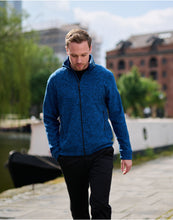 Load image into Gallery viewer, Thornly Men&#39;s Full Zip Marl Fleece
