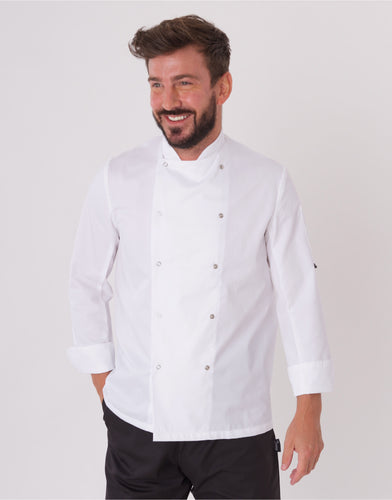 Long Sleeve Chef's Jacket (WH)