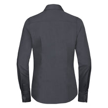 Load image into Gallery viewer, Ladies&#39; L/Sleeve Polycotton Shirt
