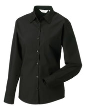 Load image into Gallery viewer, Ladies&#39; L/Sleeve Polycotton Shirt
