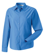 Load image into Gallery viewer, Ladies&#39; L/Sleeve Polycotton Shirt
