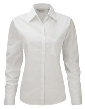 Load image into Gallery viewer, Ladies&#39; L/Sleeve Poplin Shirt
