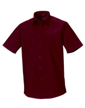 Load image into Gallery viewer, Men&#39;s S/Sleeve Fitted Stretch Shirt
