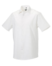 Load image into Gallery viewer, Men&#39;s S/Sleeve Fitted Stretch Shirt
