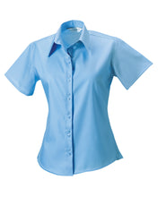 Lade das Bild in den Galerie-Viewer, Ladies&#39; S/Sleeve Tailored Non-Iron Shirt
