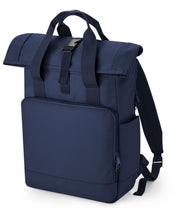 Load image into Gallery viewer, Recycled Roll-Top Laptop Backpack
