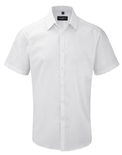 Load image into Gallery viewer, Men&#39;s S/Sleeve Herringbone Shirt
