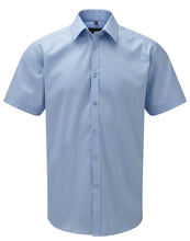 Load image into Gallery viewer, Men&#39;s S/Sleeve Herringbone Shirt
