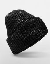 Load image into Gallery viewer, Chunky Knitted Patch Beanie
