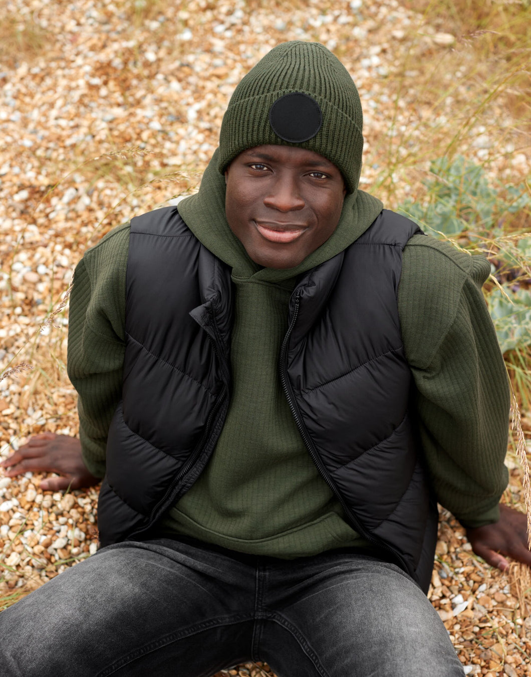 Circular Fashion Patch Beanie
