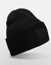 Load image into Gallery viewer, Deep Cuffed Tonal Patch Beanie
