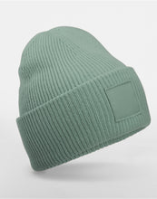 Load image into Gallery viewer, Deep Cuffed Tonal Patch Beanie

