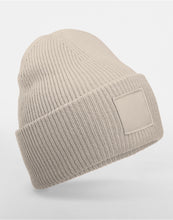 Load image into Gallery viewer, Deep Cuffed Tonal Patch Beanie
