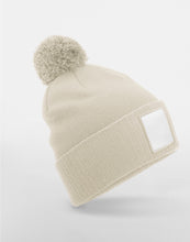 Load image into Gallery viewer, Appliqué Patch Pom Beanie
