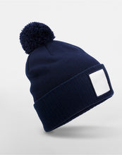 Load image into Gallery viewer, Appliqué Patch Pom Beanie
