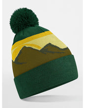 Load image into Gallery viewer, Mountain Peaks Pom Pom Beanie
