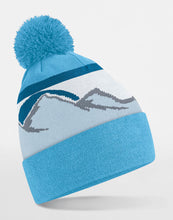 Load image into Gallery viewer, Mountain Peaks Pom Pom Beanie
