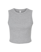 Load image into Gallery viewer, Women&#39;s Micro Rib Muscle Crop Tank
