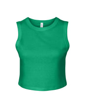 Load image into Gallery viewer, Women&#39;s Micro Rib Muscle Crop Tank
