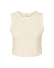 Load image into Gallery viewer, Women&#39;s Micro Rib Muscle Crop Tank
