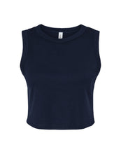 Load image into Gallery viewer, Women&#39;s Micro Rib Muscle Crop Tank
