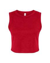 Load image into Gallery viewer, Women&#39;s Micro Rib Muscle Crop Tank
