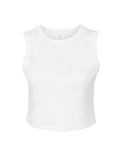 Load image into Gallery viewer, Women&#39;s Micro Rib Muscle Crop Tank
