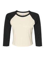 Load image into Gallery viewer, Women&#39;s Micro Rib 3/4 Raglan Tee

