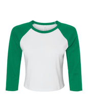 Load image into Gallery viewer, Women&#39;s Micro Rib 3/4 Raglan Tee
