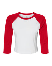Load image into Gallery viewer, Women&#39;s Micro Rib 3/4 Raglan Tee
