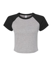 Load image into Gallery viewer, Women&#39;s Micro Rib Raglan Baby Tee
