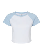 Load image into Gallery viewer, Women&#39;s Micro Rib Raglan Baby Tee
