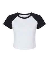 Load image into Gallery viewer, Women&#39;s Micro Rib Raglan Baby Tee
