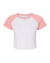 Load image into Gallery viewer, Women&#39;s Micro Rib Raglan Baby Tee
