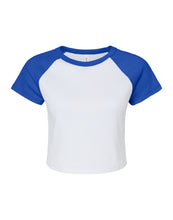 Load image into Gallery viewer, Women&#39;s Micro Rib Raglan Baby Tee
