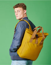 Load image into Gallery viewer, Recycled Roll-Top Laptop Backpack
