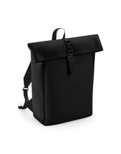 Load image into Gallery viewer, Matte PU Roll-Top Backpack
