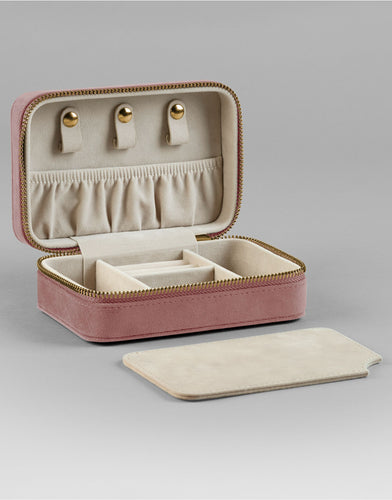 Velvet Travel Jewellery Box