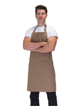 Load image into Gallery viewer, Canvas Bib Apron With Pocket
