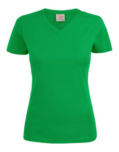 Load image into Gallery viewer, Ladies Heavy V-Neck T-Shirt
