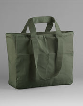 Load image into Gallery viewer, Double Handle Cargo Pocket Tote
