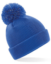 Load image into Gallery viewer, Junior Reflective Bobble Beanie
