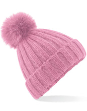 Load image into Gallery viewer, Verbier Faux Fur Pop Pom Chunky Beanie
