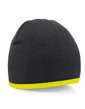 Load image into Gallery viewer, Two-Tone Pull On Beanie
