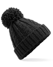 Load image into Gallery viewer, Cable Knit Melange Beanie
