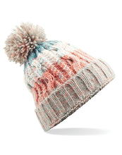 Load image into Gallery viewer, Corkscrew Pom Pom Beanie
