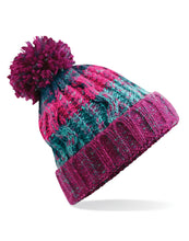 Load image into Gallery viewer, Corkscrew Pom Pom Beanie
